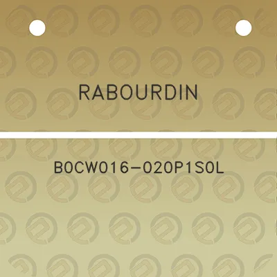 rabourdin-b0cw016-020p1s0l