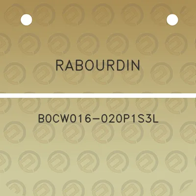 rabourdin-b0cw016-020p1s3l