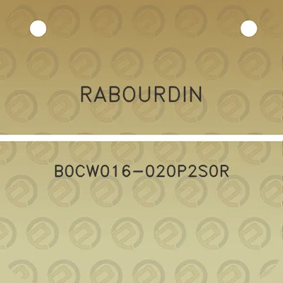 rabourdin-b0cw016-020p2s0r