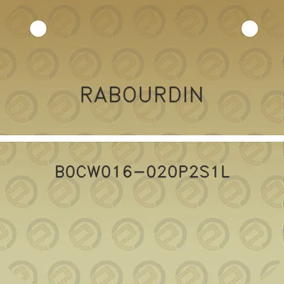 rabourdin-b0cw016-020p2s1l