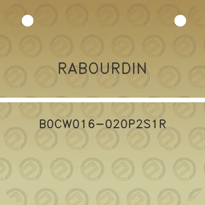 rabourdin-b0cw016-020p2s1r