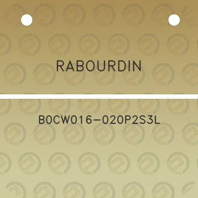 rabourdin-b0cw016-020p2s3l