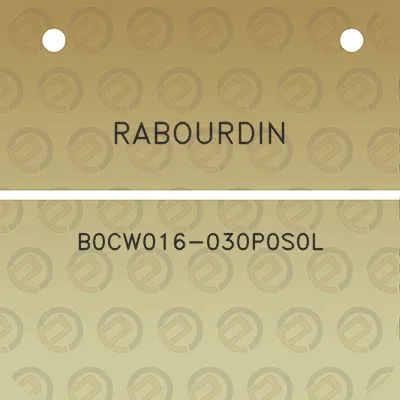 rabourdin-b0cw016-030p0s0l