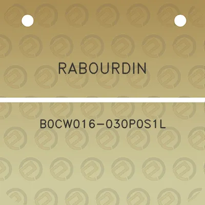 rabourdin-b0cw016-030p0s1l