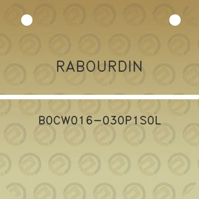 rabourdin-b0cw016-030p1s0l