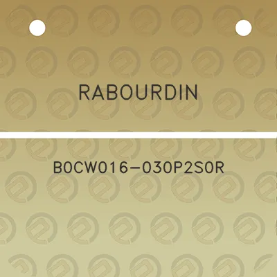 rabourdin-b0cw016-030p2s0r