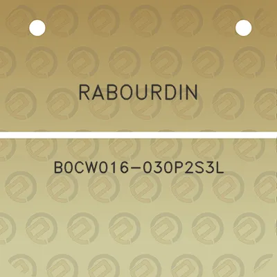 rabourdin-b0cw016-030p2s3l