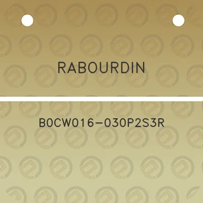 rabourdin-b0cw016-030p2s3r