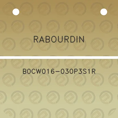 rabourdin-b0cw016-030p3s1r