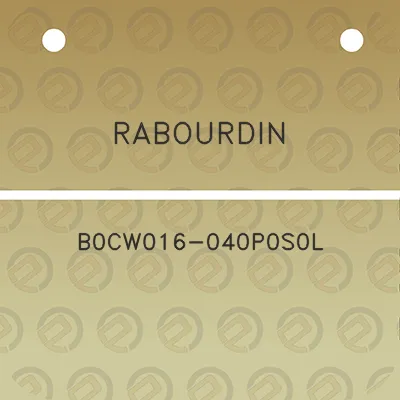 rabourdin-b0cw016-040p0s0l