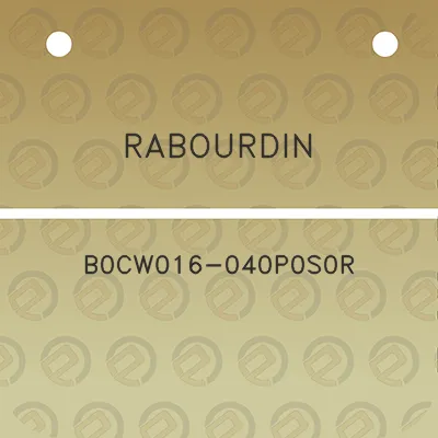 rabourdin-b0cw016-040p0s0r