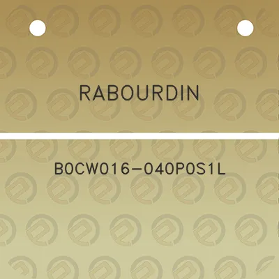 rabourdin-b0cw016-040p0s1l