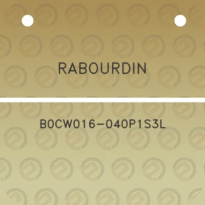 rabourdin-b0cw016-040p1s3l