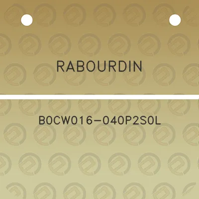 rabourdin-b0cw016-040p2s0l