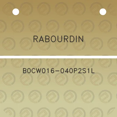 rabourdin-b0cw016-040p2s1l