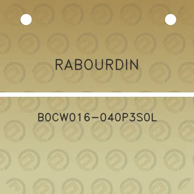 rabourdin-b0cw016-040p3s0l