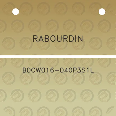 rabourdin-b0cw016-040p3s1l