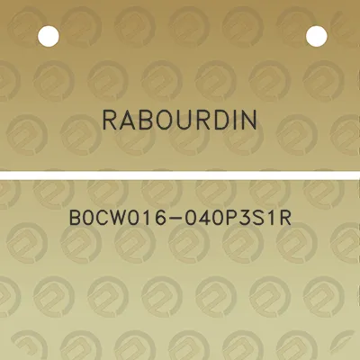 rabourdin-b0cw016-040p3s1r