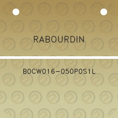 rabourdin-b0cw016-050p0s1l