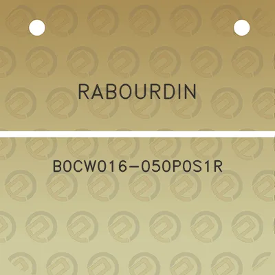 rabourdin-b0cw016-050p0s1r