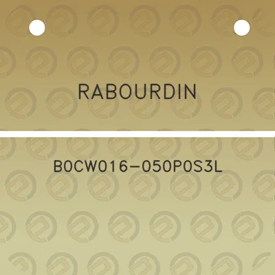 rabourdin-b0cw016-050p0s3l