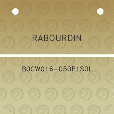 rabourdin-b0cw016-050p1s0l