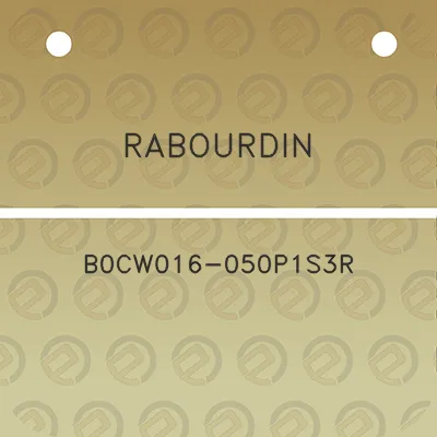 rabourdin-b0cw016-050p1s3r