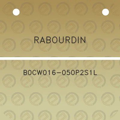 rabourdin-b0cw016-050p2s1l