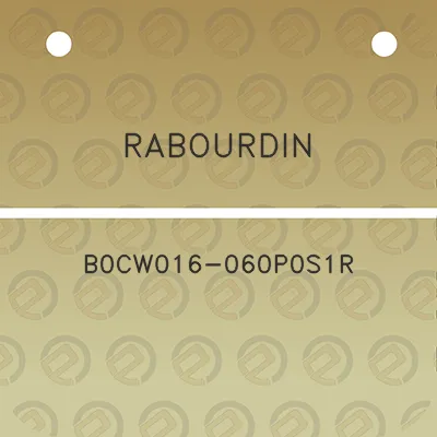 rabourdin-b0cw016-060p0s1r