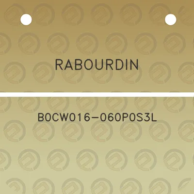 rabourdin-b0cw016-060p0s3l