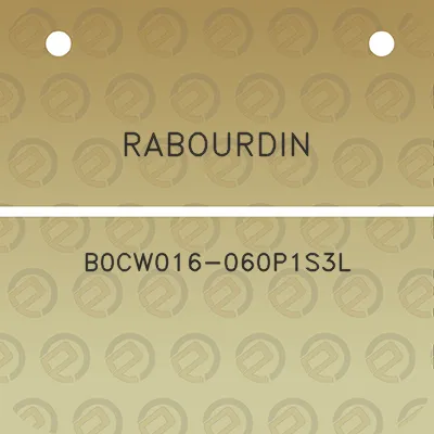 rabourdin-b0cw016-060p1s3l