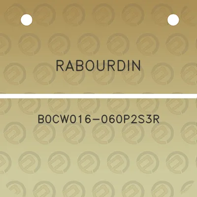 rabourdin-b0cw016-060p2s3r