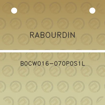 rabourdin-b0cw016-070p0s1l