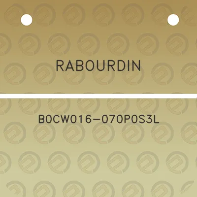 rabourdin-b0cw016-070p0s3l