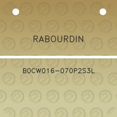 rabourdin-b0cw016-070p2s3l