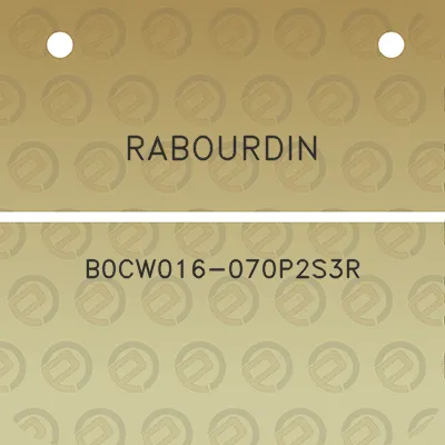 rabourdin-b0cw016-070p2s3r