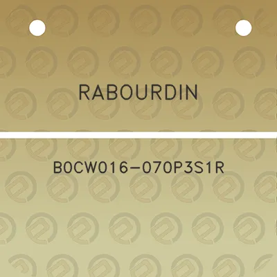 rabourdin-b0cw016-070p3s1r