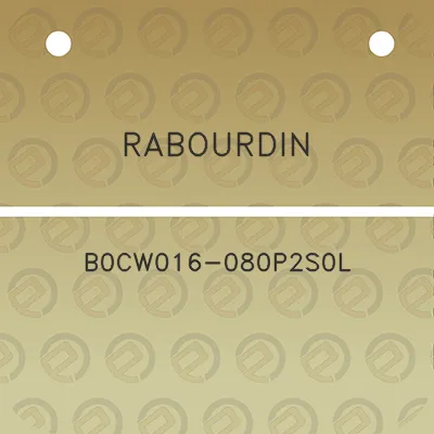 rabourdin-b0cw016-080p2s0l