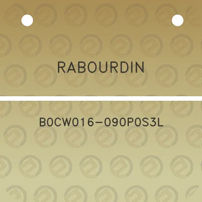 rabourdin-b0cw016-090p0s3l