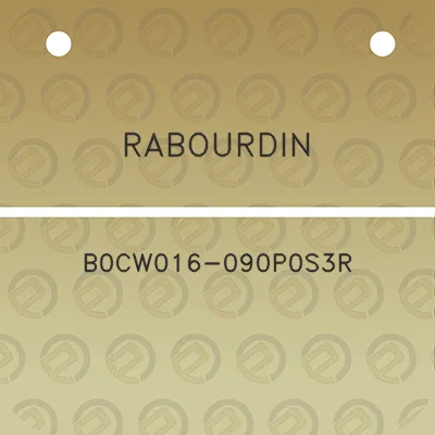 rabourdin-b0cw016-090p0s3r