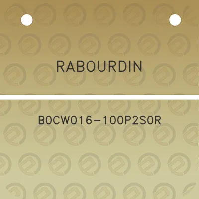 rabourdin-b0cw016-100p2s0r