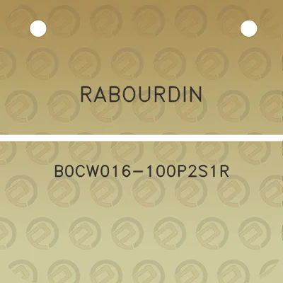 rabourdin-b0cw016-100p2s1r