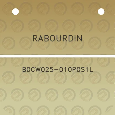 rabourdin-b0cw025-010p0s1l