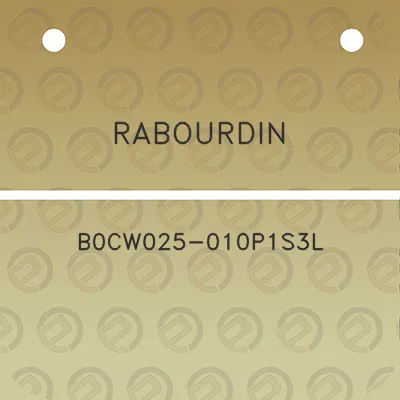 rabourdin-b0cw025-010p1s3l