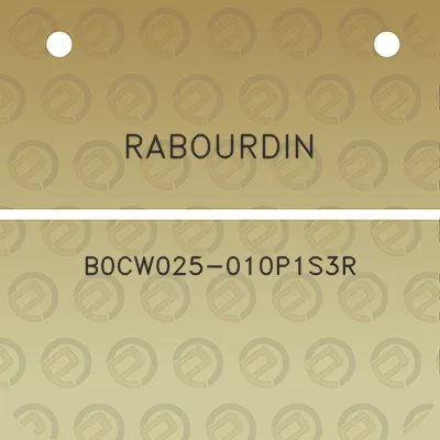 rabourdin-b0cw025-010p1s3r