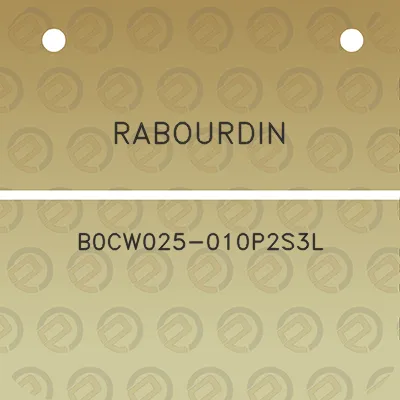 rabourdin-b0cw025-010p2s3l