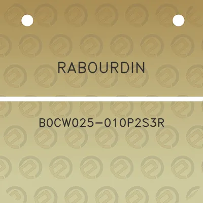 rabourdin-b0cw025-010p2s3r