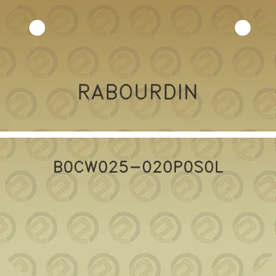 rabourdin-b0cw025-020p0s0l