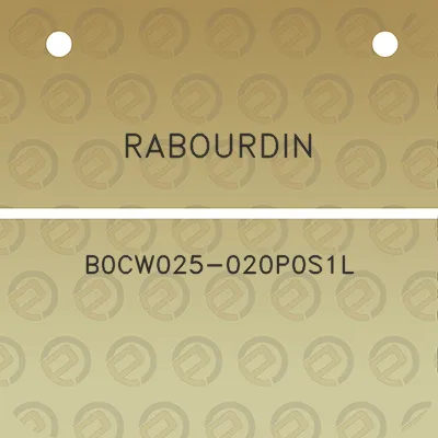 rabourdin-b0cw025-020p0s1l