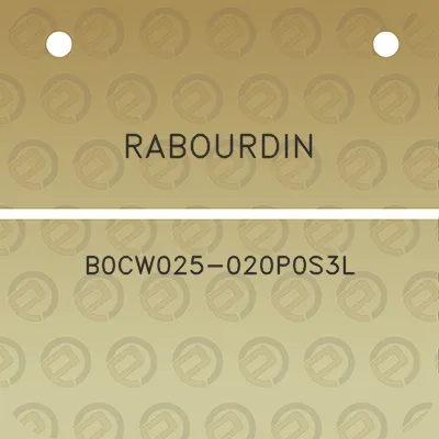 rabourdin-b0cw025-020p0s3l